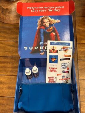 Joico Blue Supergirl Cosmetic Pouch Gift Set